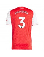 Moške Nogometnih dresov Arsenal Cristhian Mosquera #3 Domači 2025-26 Kratki rokavi Moške Nogometnih dresov Arsenal Cristhian Mosquera #3 Domači 2025-26 Kratki rokavi